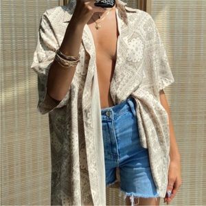 12th Tribe Paisley Button Down